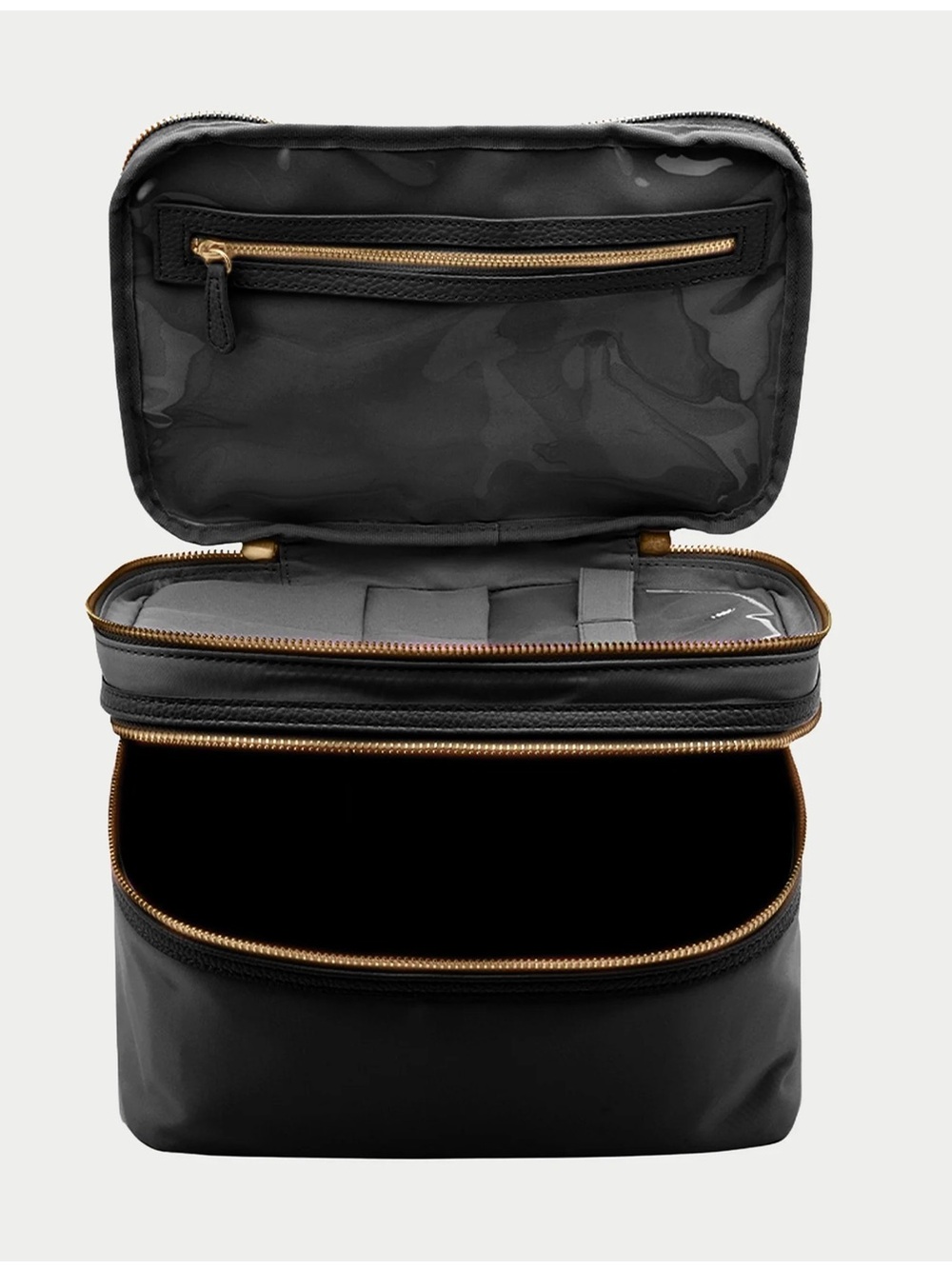 Trish McEvoy® Train Case Travel Cosmetic Bag in Black